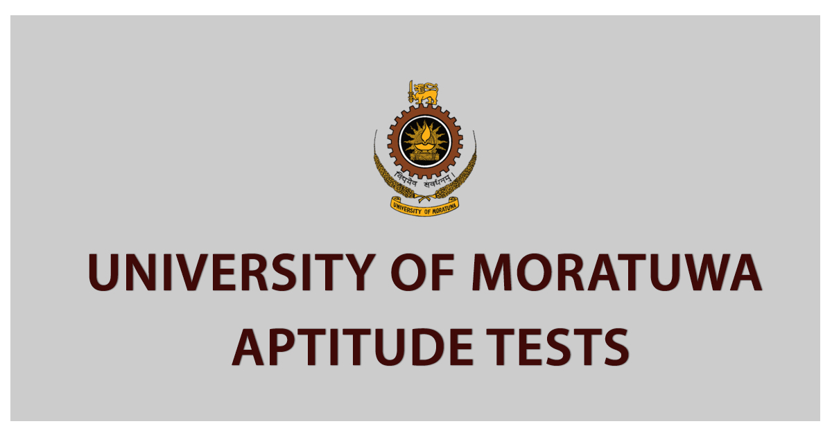 Aptitude Test Of University Of Moratuwa Education Resources lk